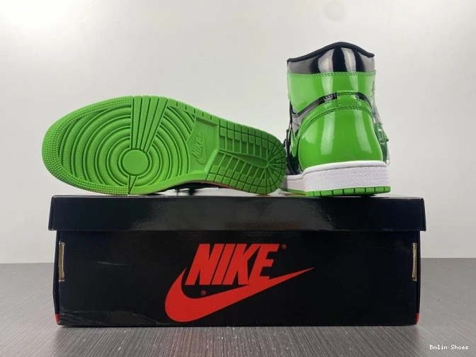 Bmlin Shoes 1 Pine High Air OG Jordan 555088-030 Green 0820